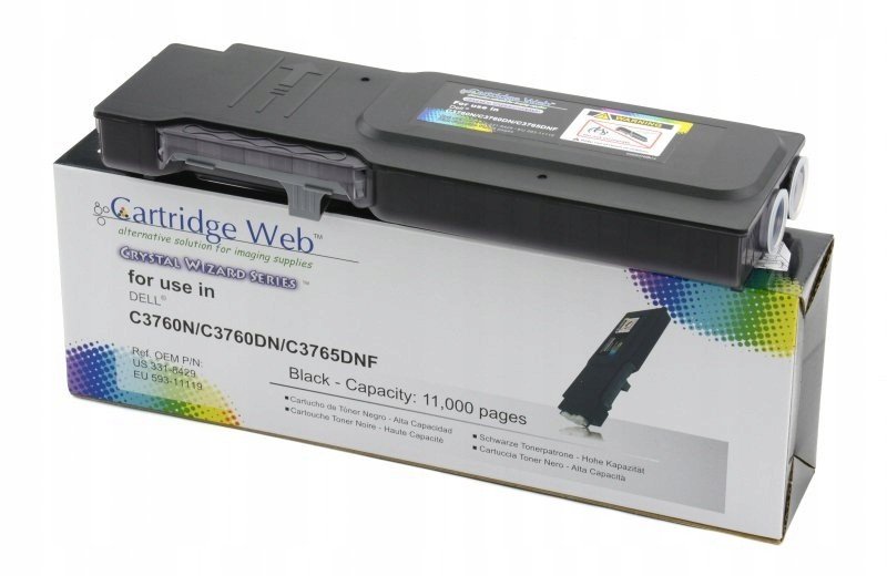 Toner Cartridge Web Black Dell 3760 náhradní