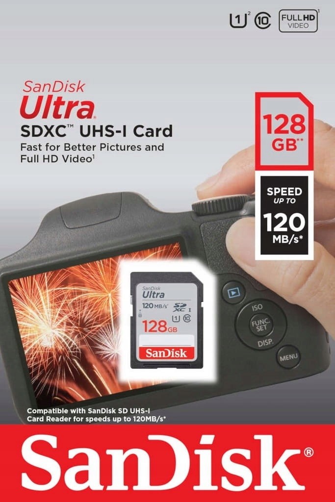 Karta SanDisk Ultra Sdxc 128GB SDSDUNB-128G-GN6IN