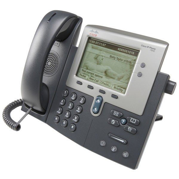 Telefon Voip Cisco CP-7942G Sccp Sip Aes