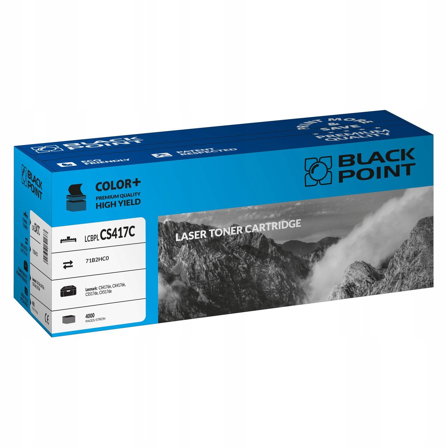 Toner Black Point pro Lexmark CS517de Cyan 71B2HC0