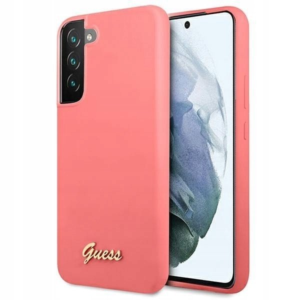 Pouzdro pro Galaxy S22 Plus, Guess Silicone Script