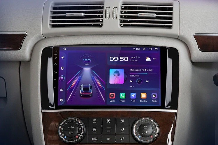 Rádio navigace Mercedes Benz R W251 Android 2005-