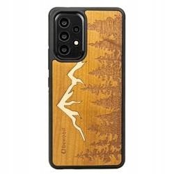 Dřevěné Pouzdro Na Samsung Galaxy A13 4G Hory Case