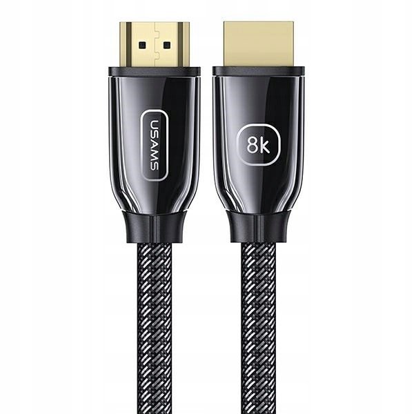 Usams Hdmi kabel Hdmi 2.1 U67 3m 8K černý/černý