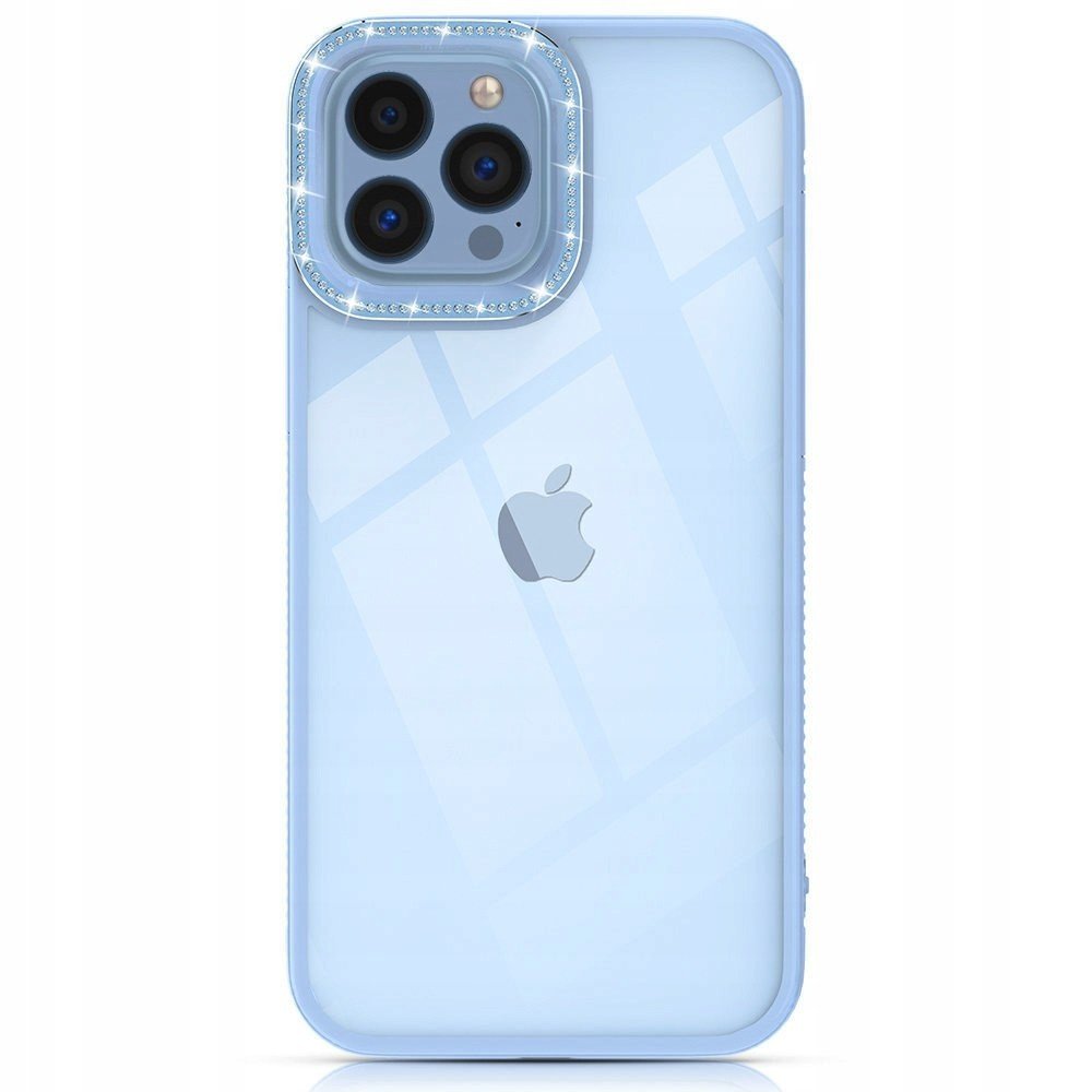 Pouzdro Kingxbar Sparkle Apple iPhone 13 Pro modré