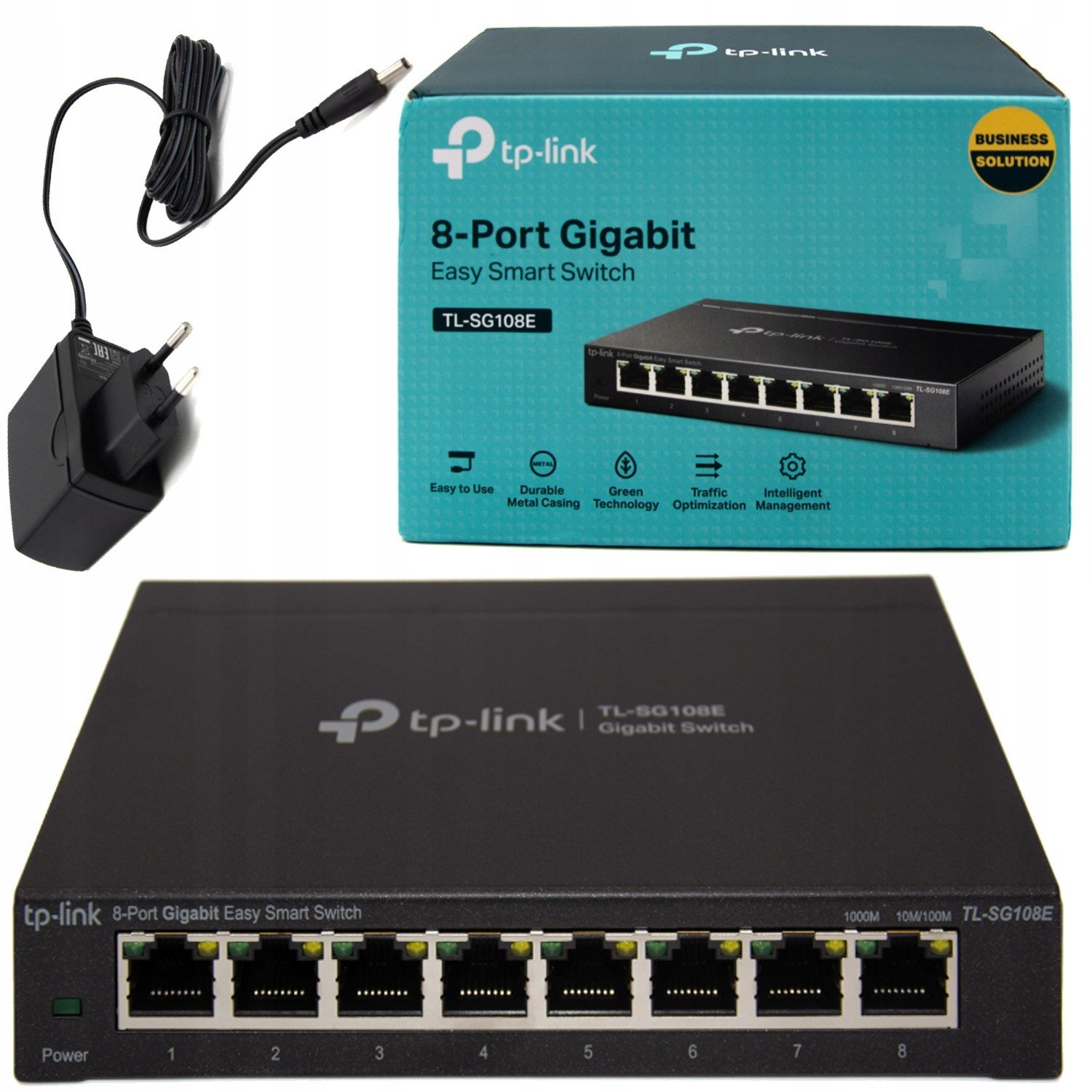 Switch 8port TP-Link TL-SG108E řízený GigaBit