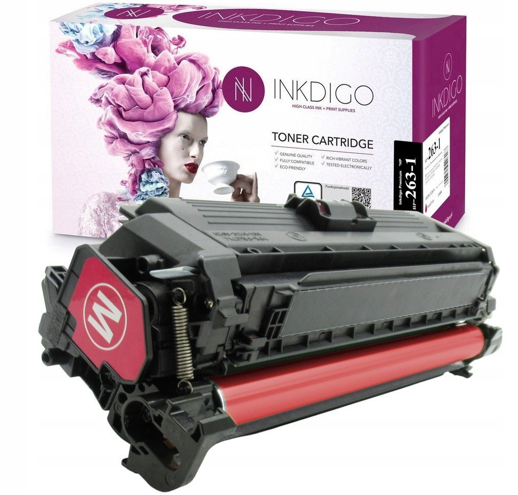 Toner Inkdigo pro Hp Ce 263-1 Magenta