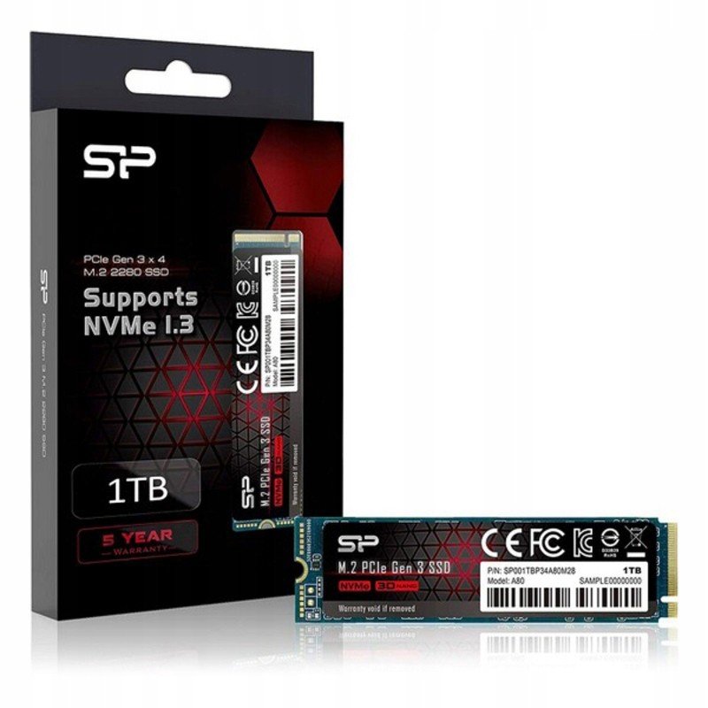Silicon Power SP00P34A80M28 ssd disk, 1 Tb