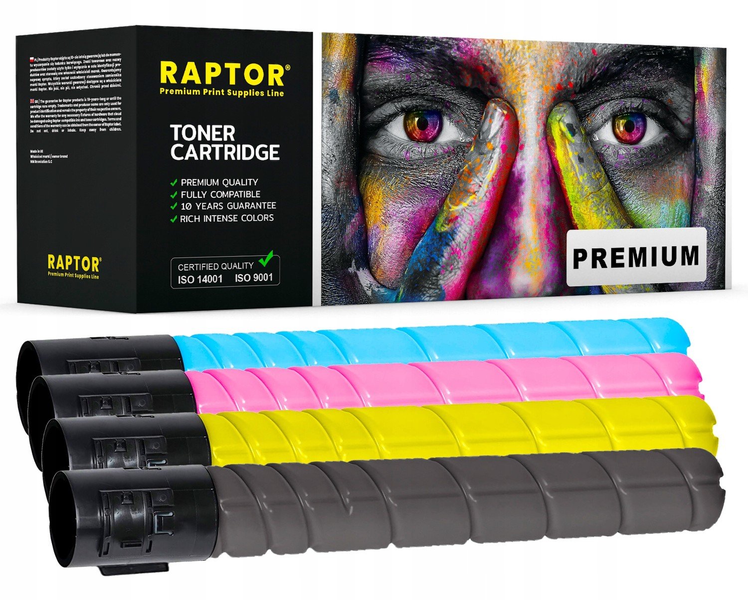 4x Toner Pro Ricoh Aficio C2800 C2800AD C2800SPF