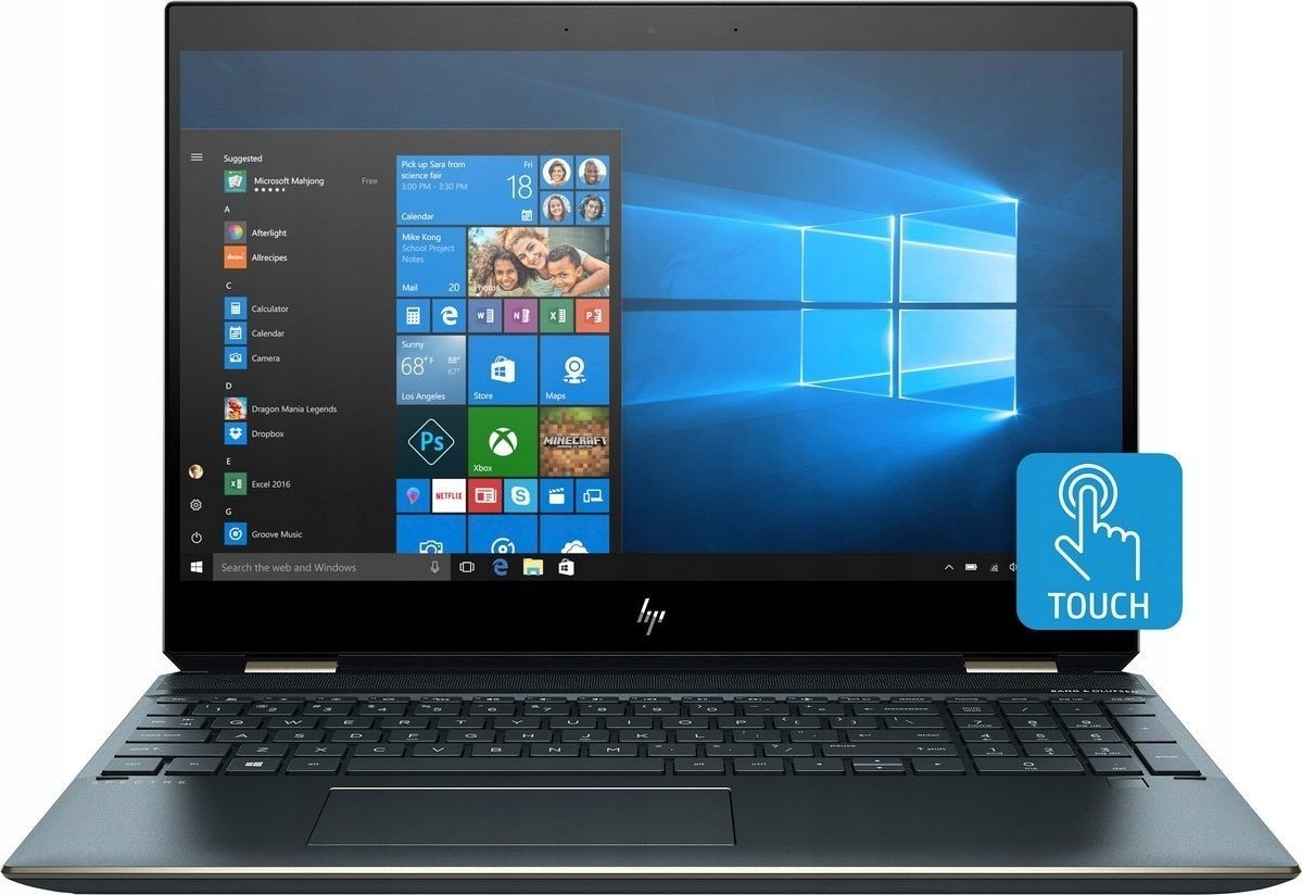 Hp Spectre 15 X360 i7 16GB 1TB PCIe Uhd MX250 W10