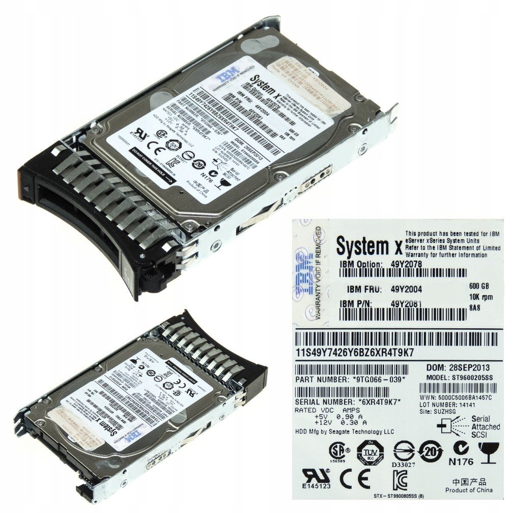 Ibm 49Y2081 600 Gb 10K Sas 2.5