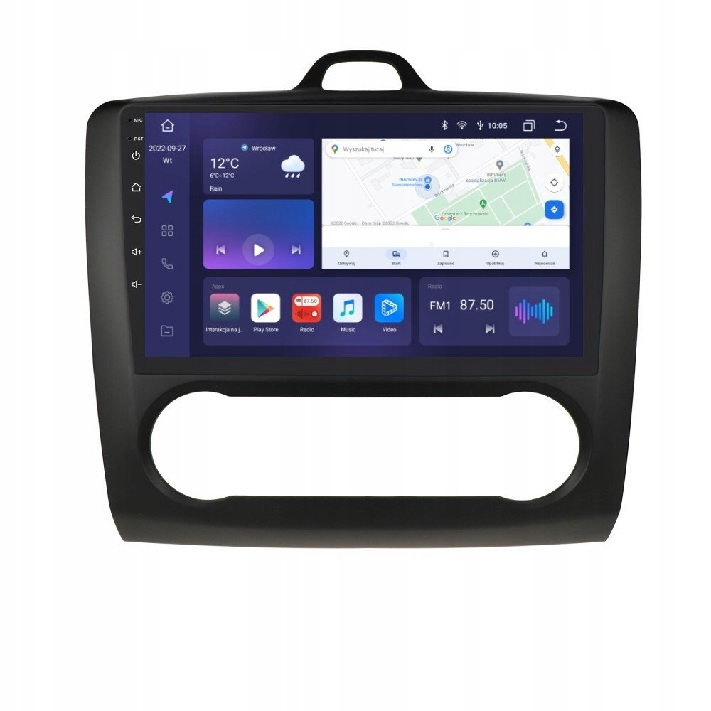 Rádio Android Ford Focus MK2 6/128GB Dsp Carplay