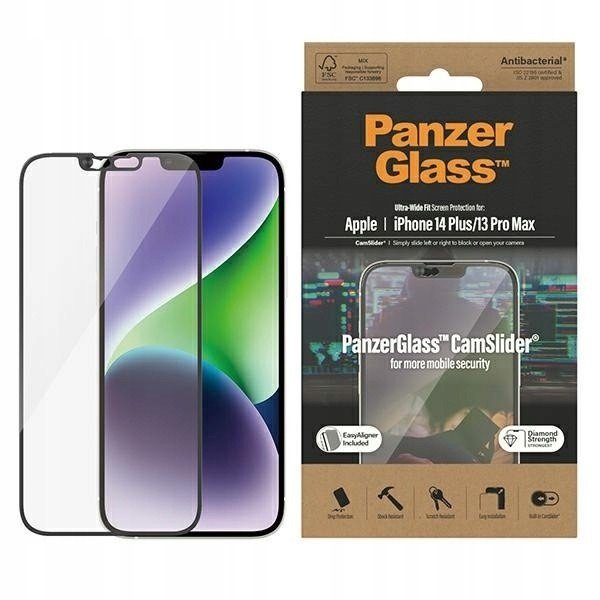 Tvrzené sklo PanzerGlass Ultra-Wide Fit Apple i