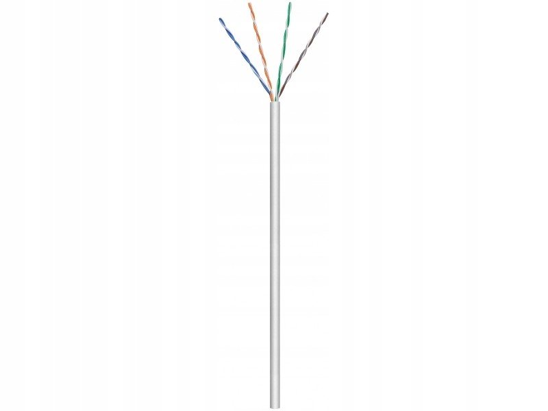 Kabel (lanka) Cat 6 U/utp Cu 100m šedý