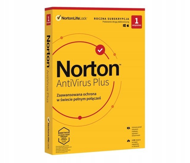 Norton Antivirus Plus 1 st. 12 měsíců Box