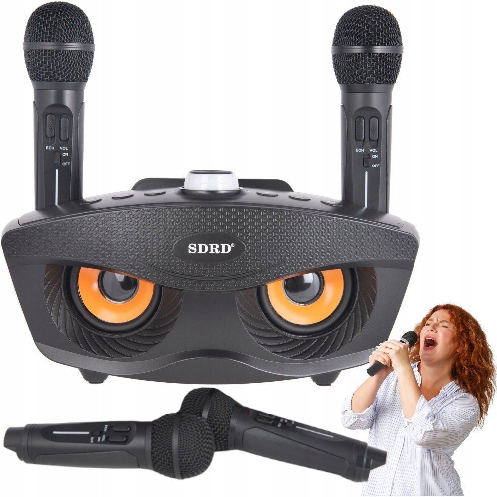 Karaoke sada stanice 2 bezdrátové Mikrofony