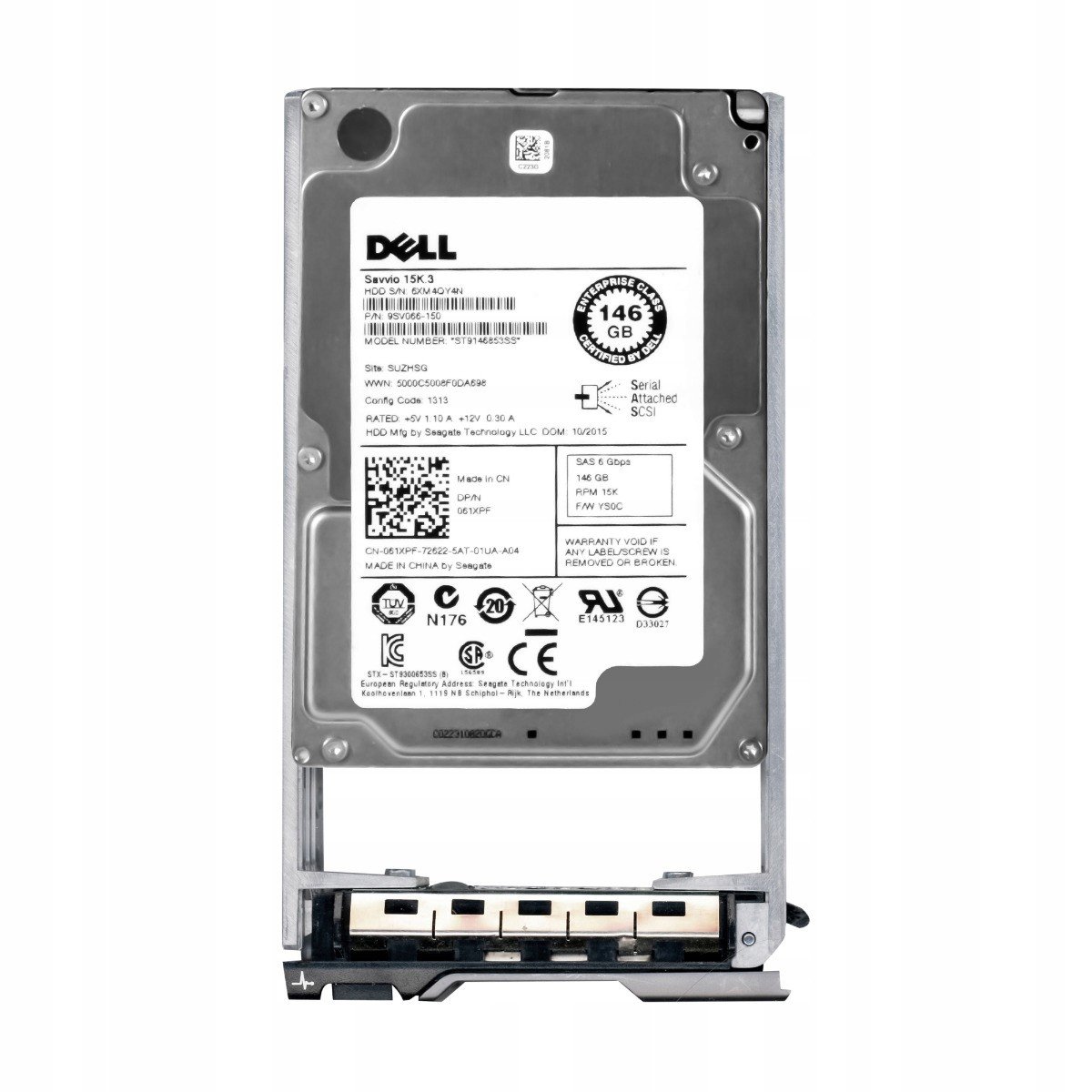 Dell 061XPF 146GB SAS-2 15K 64MB 2,5'' ST9146853SS