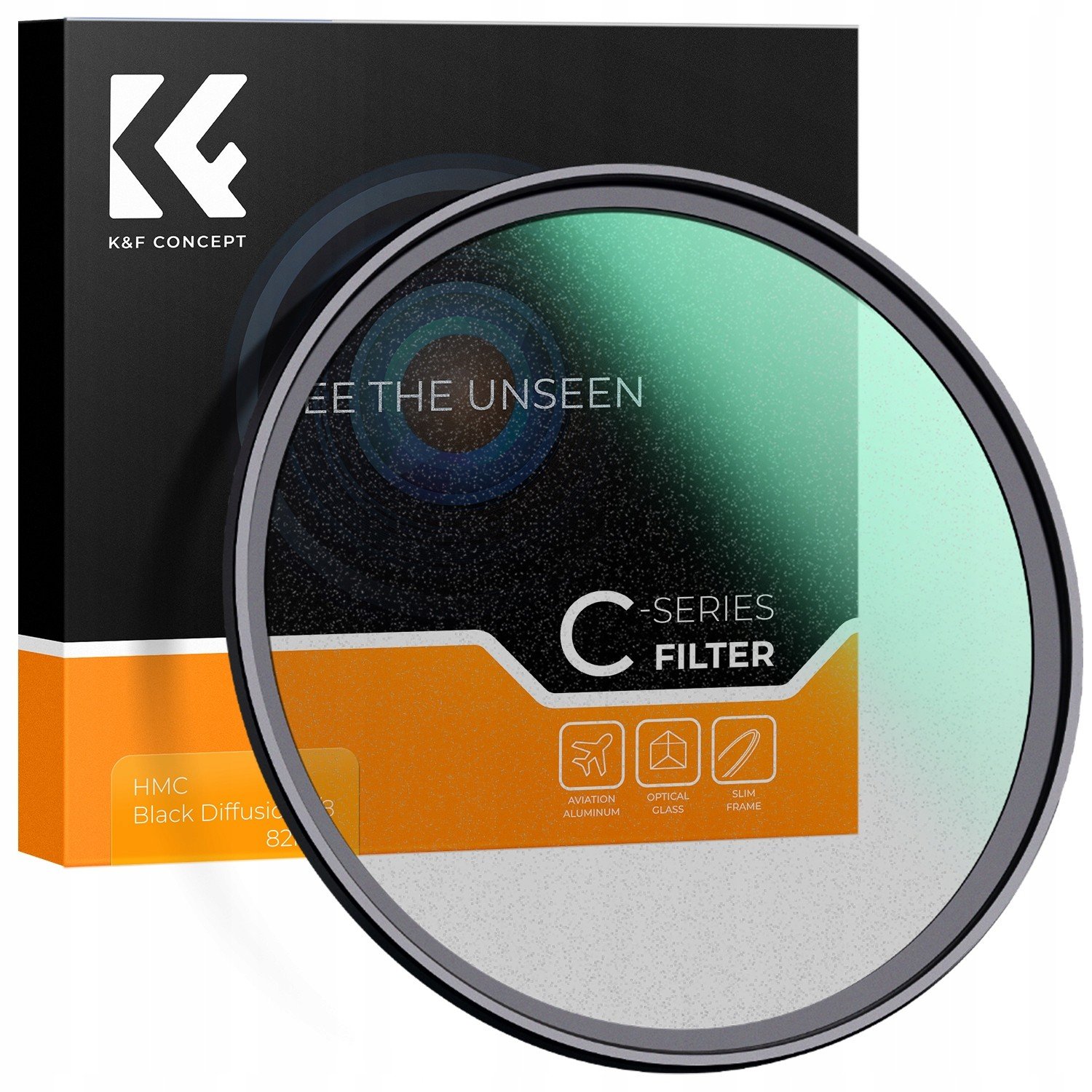 Difuzní filtr Black Mist 1/8 55mm Nano-C K&f
