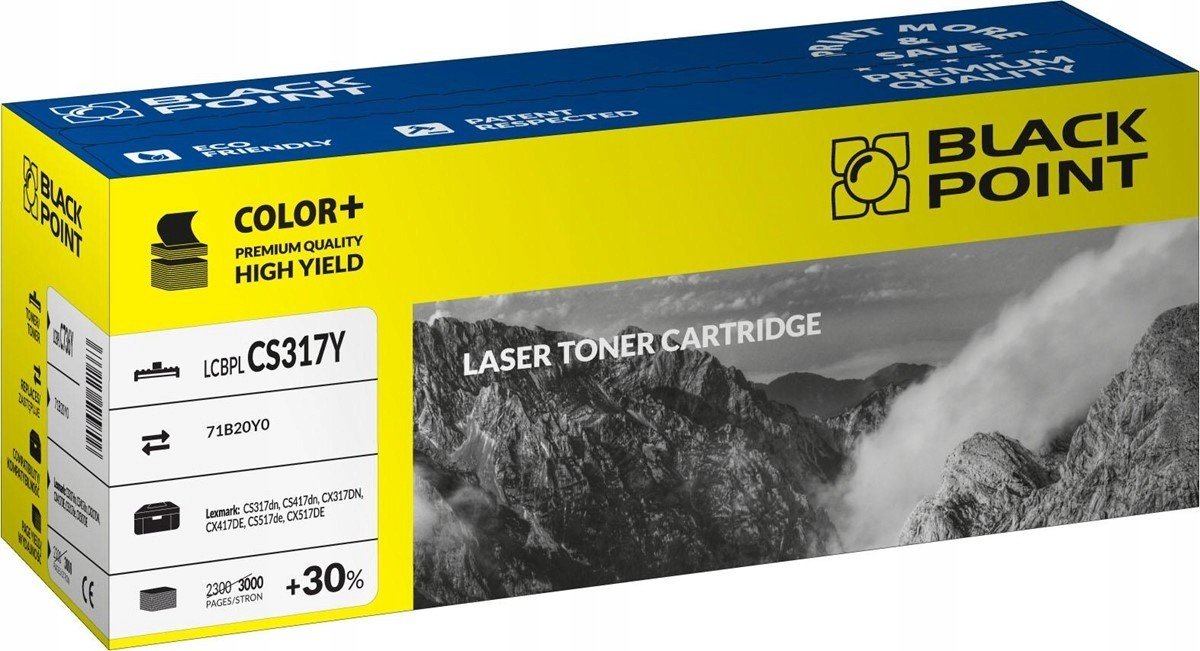 Toner Yellow Pro Lexmark CS317dn CX517DE CS517de