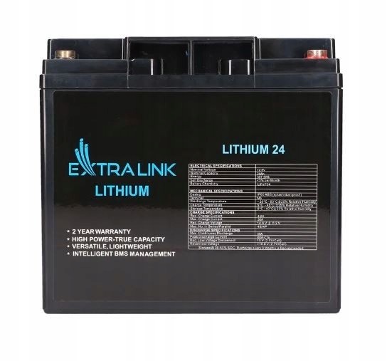 Baterie LiFePO4 24AH 12,8V Bms EX.30424