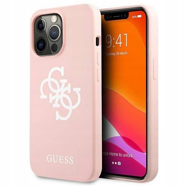 Guess Silicone 4G Big Logo Kryt na iPhone 13 Pro (r