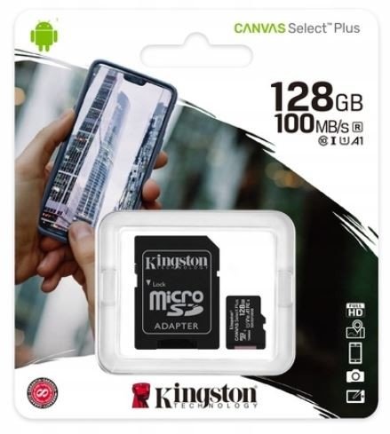 Micro Sd karta 128GB třída 10 Kingston originální