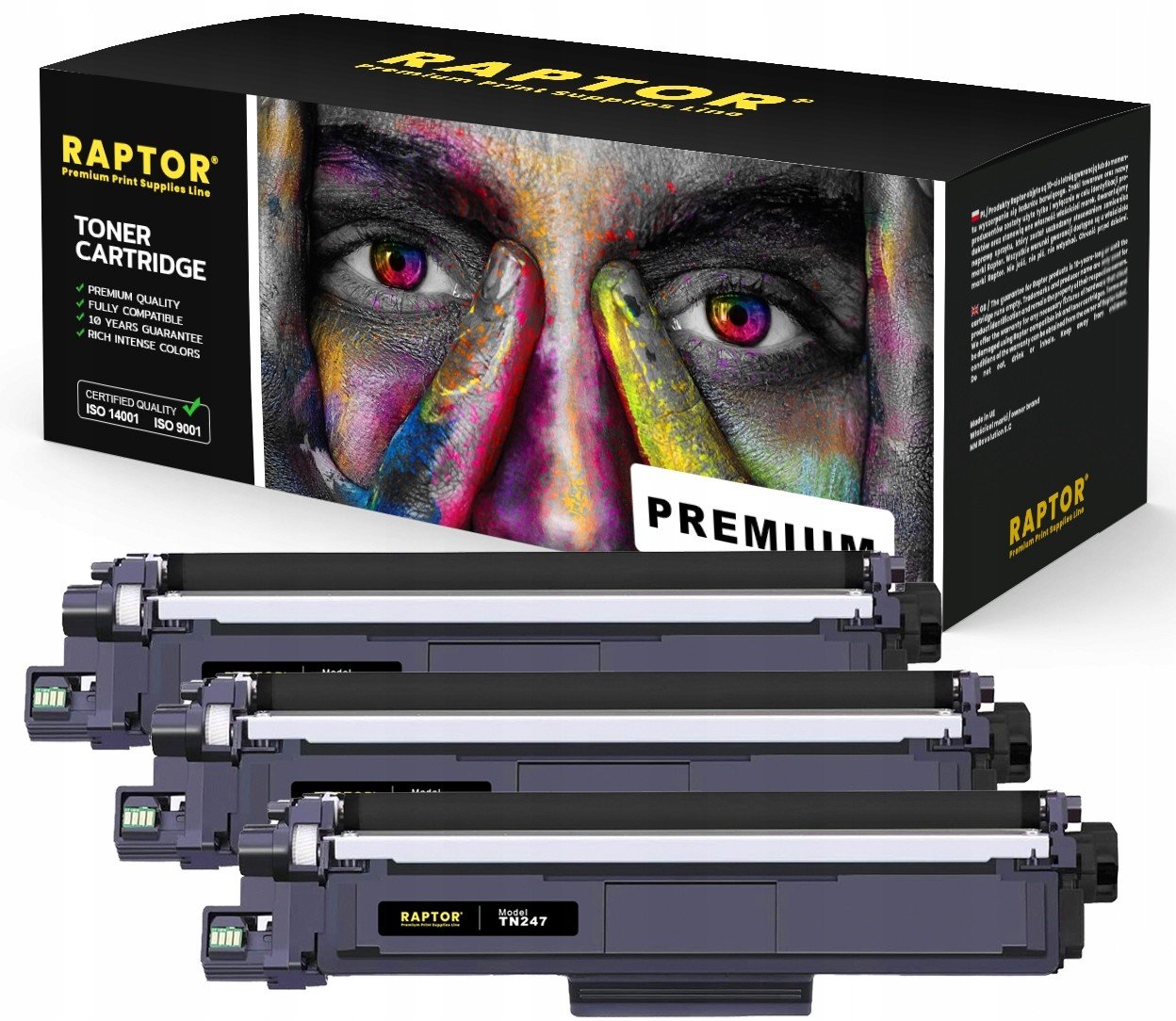 3x Toner TN243 TN247 pro DCP-L3510CDW DCP-L3550CDW