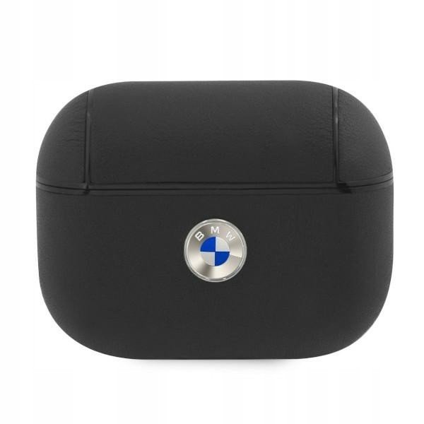 Pouzdro Bmw pro AirPods Pro černá kůže