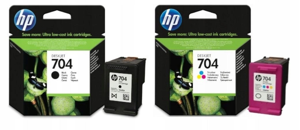 Hp 704 Sada originálních inkoustů CN692AE , CN693AE