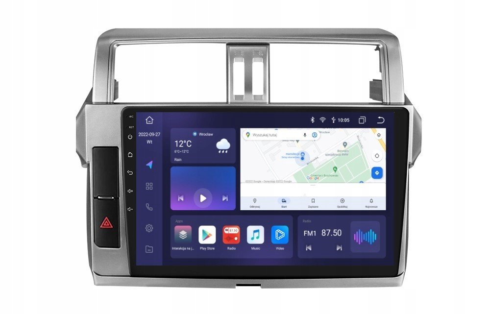Navigace Android Toyota Prado 150 Dsp Carplay Lte