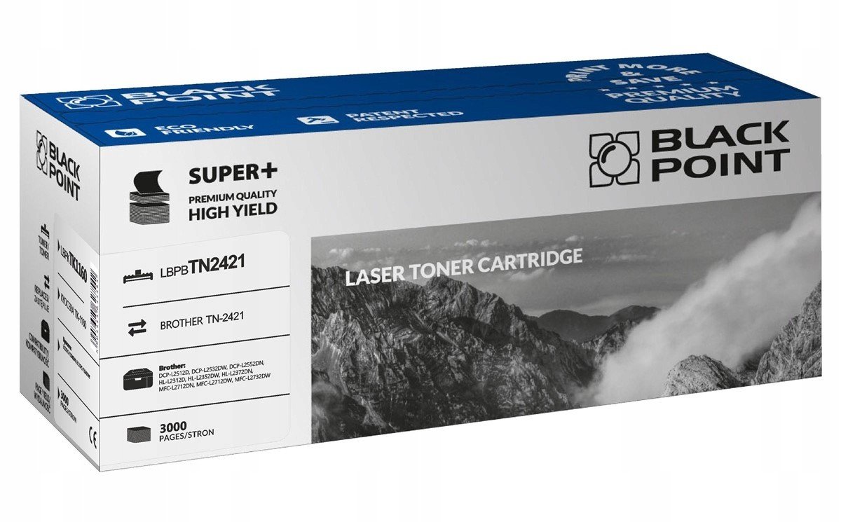 Toner Black Pro Brother L2512D L2532DW L2552DN Nový