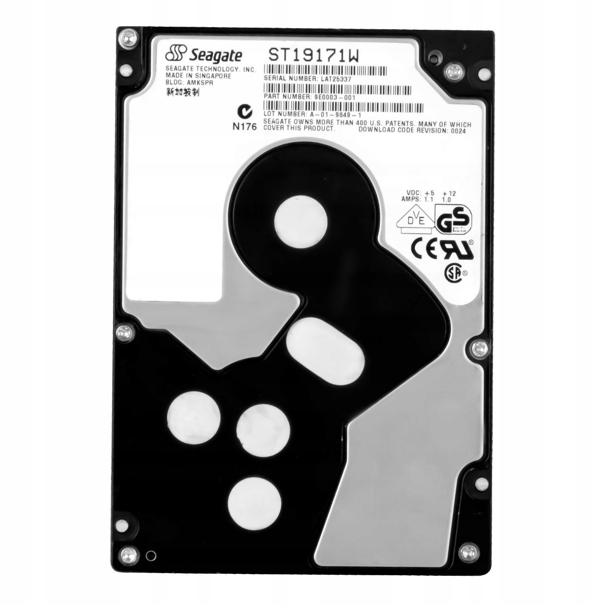 Seagate Barracuda 9 9.1GB 7.2K Scsi 3.5'' ST19171W