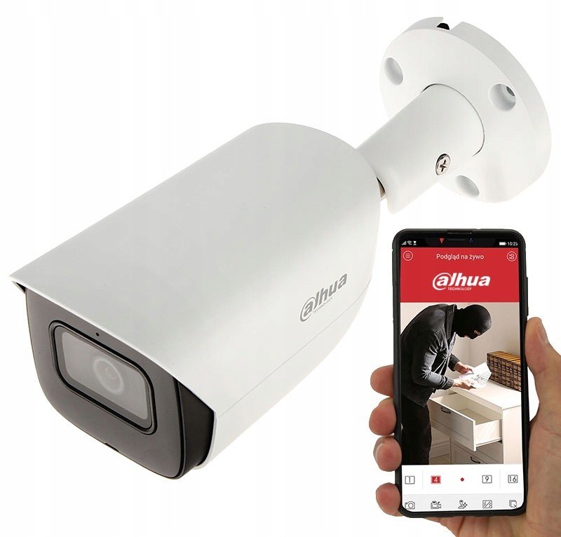 Mocna Kamera Ip Dahua 8mpx IPC-HFW3841E-AS-0280B