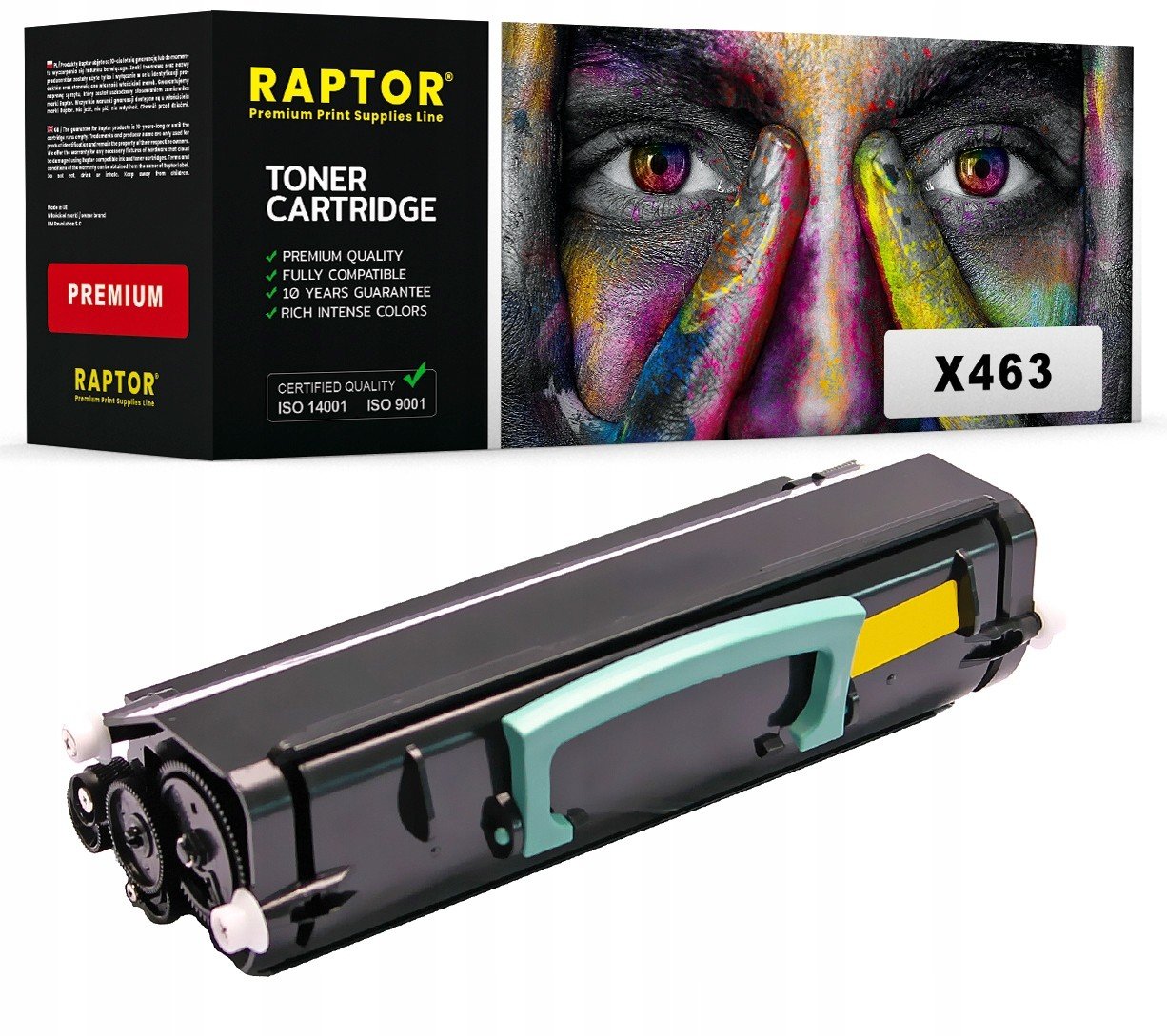 Toner Raptor Pro Lexmark X463H11G X463 X464 X466