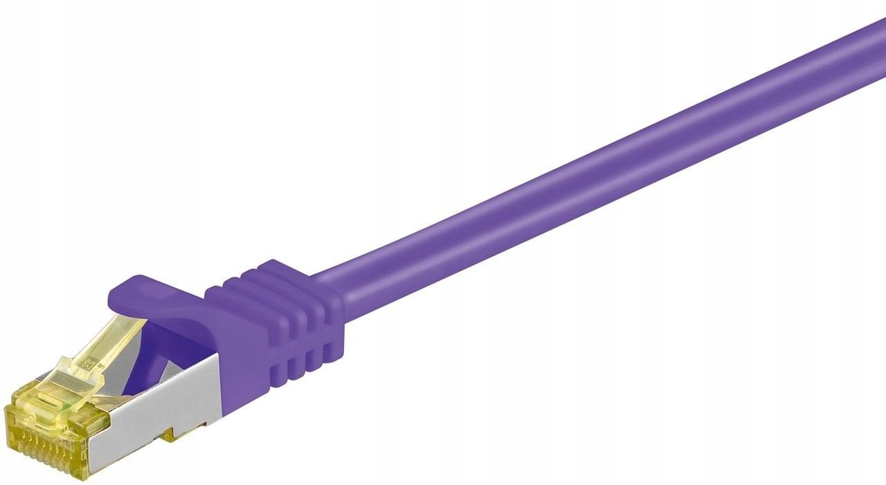 Patchcord Lan kabel Cat 7 S/ftp fialový 20m