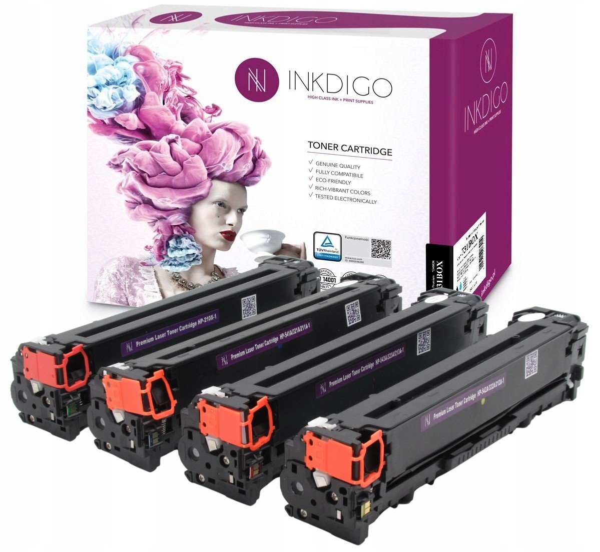 4x Toner pro CRG731 Canon i-SENSYS MF628Cw MF8230cn