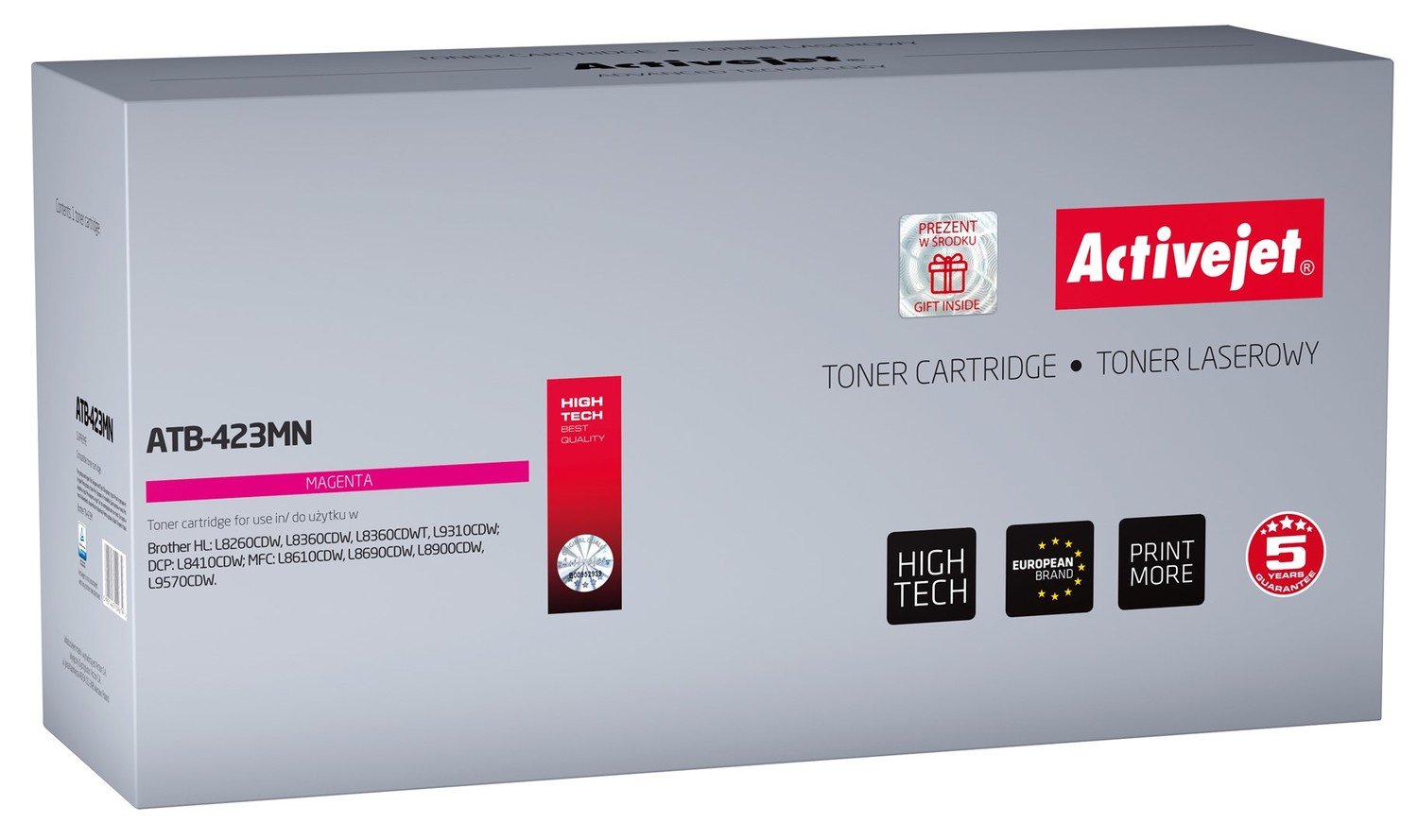 Toner ActiveJet ATB-423MN Brother magenta TN-423M