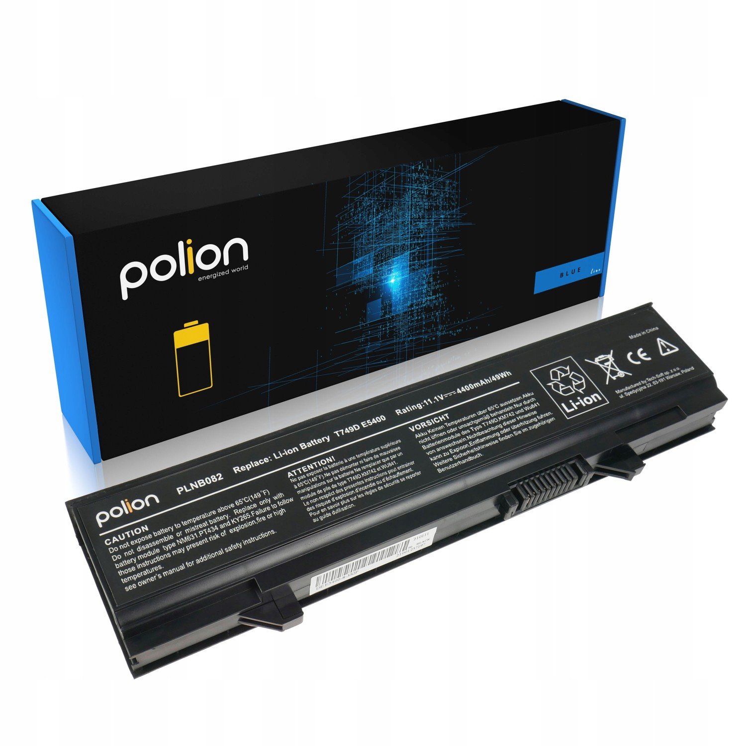 Baterie pro Dell Latitude E5400 E5500 E5410 E5510