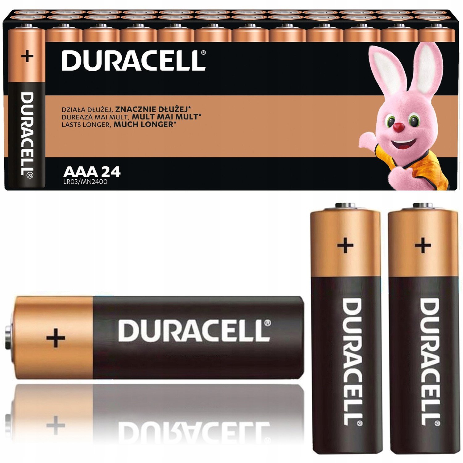 Alkalické baterie Paletky Duracell LR03 Aaa x24