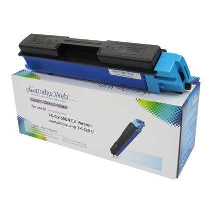 Toner Cartridge Web Cyan Kyocera TK580 náhradní