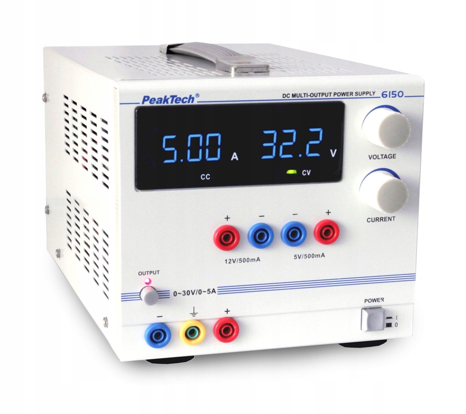 Laboratorní napájecí zdroj 150W 30V 5A PeakTech 6150