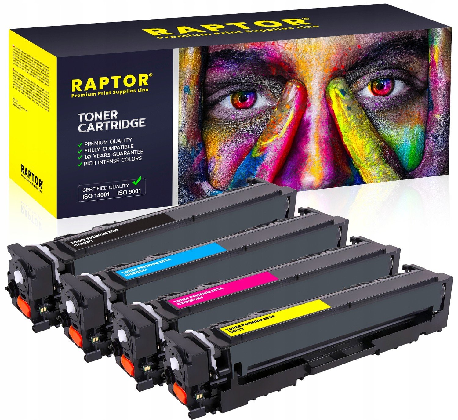 4x toner pro Hp Color LaserJet Pro M254dw M281fw