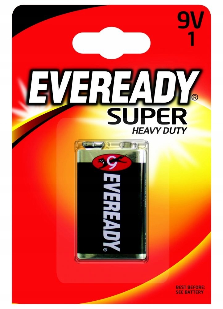 Energizer Wonder Eveready 9V zinkochloridy