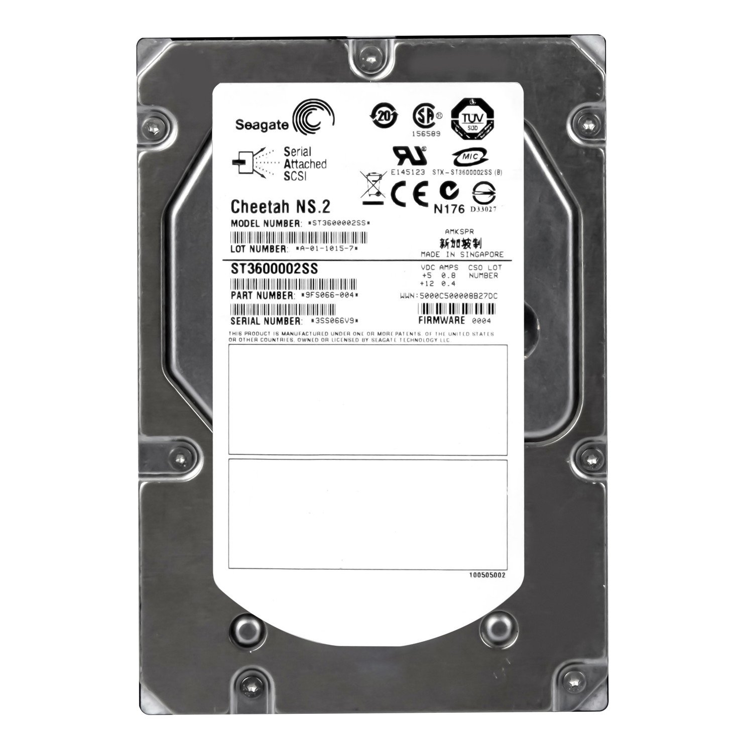 Seagate Cheetah 600GB 10K SAS-2 3,5'' ST3600002SS