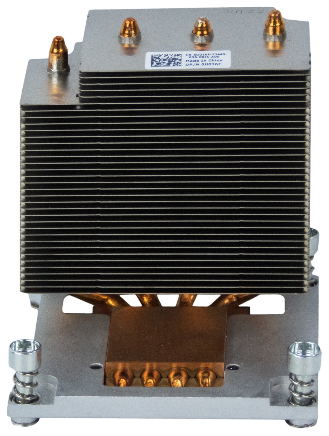 Dell 0U016F Cpu Heatsink LGA1366 T3500 T5500 T7500