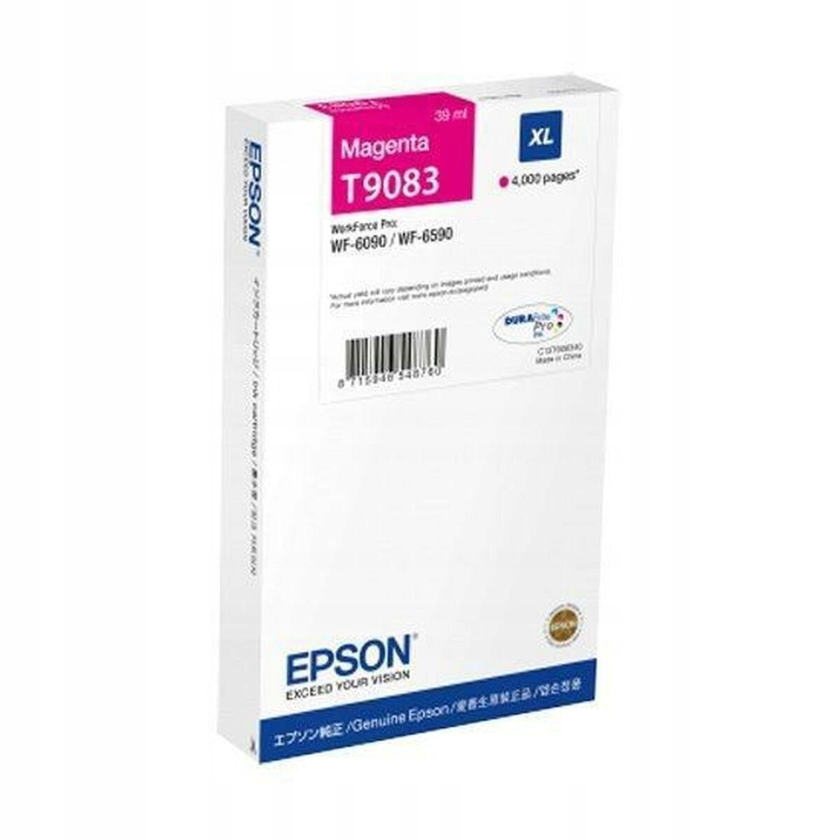 Originální inkoustová náplň Epson T9083 Magent
