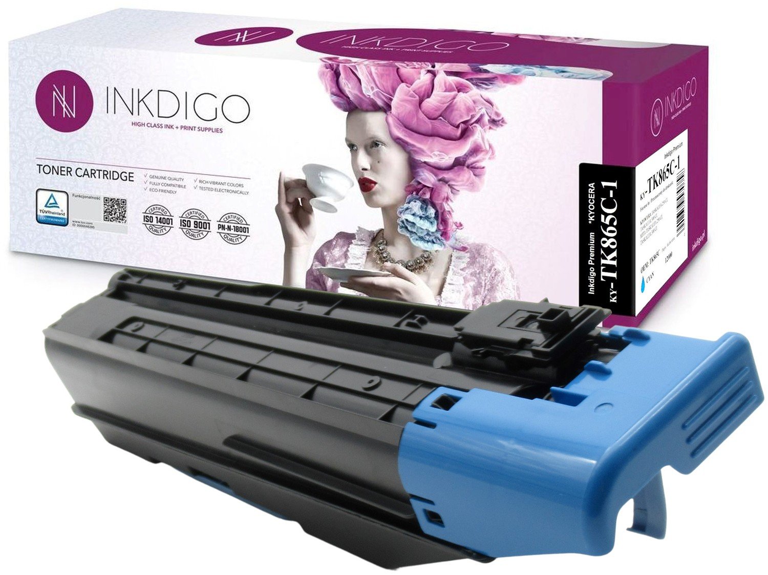 Toner Do Kyocera TK-865C 250ci 300ci Premium XL