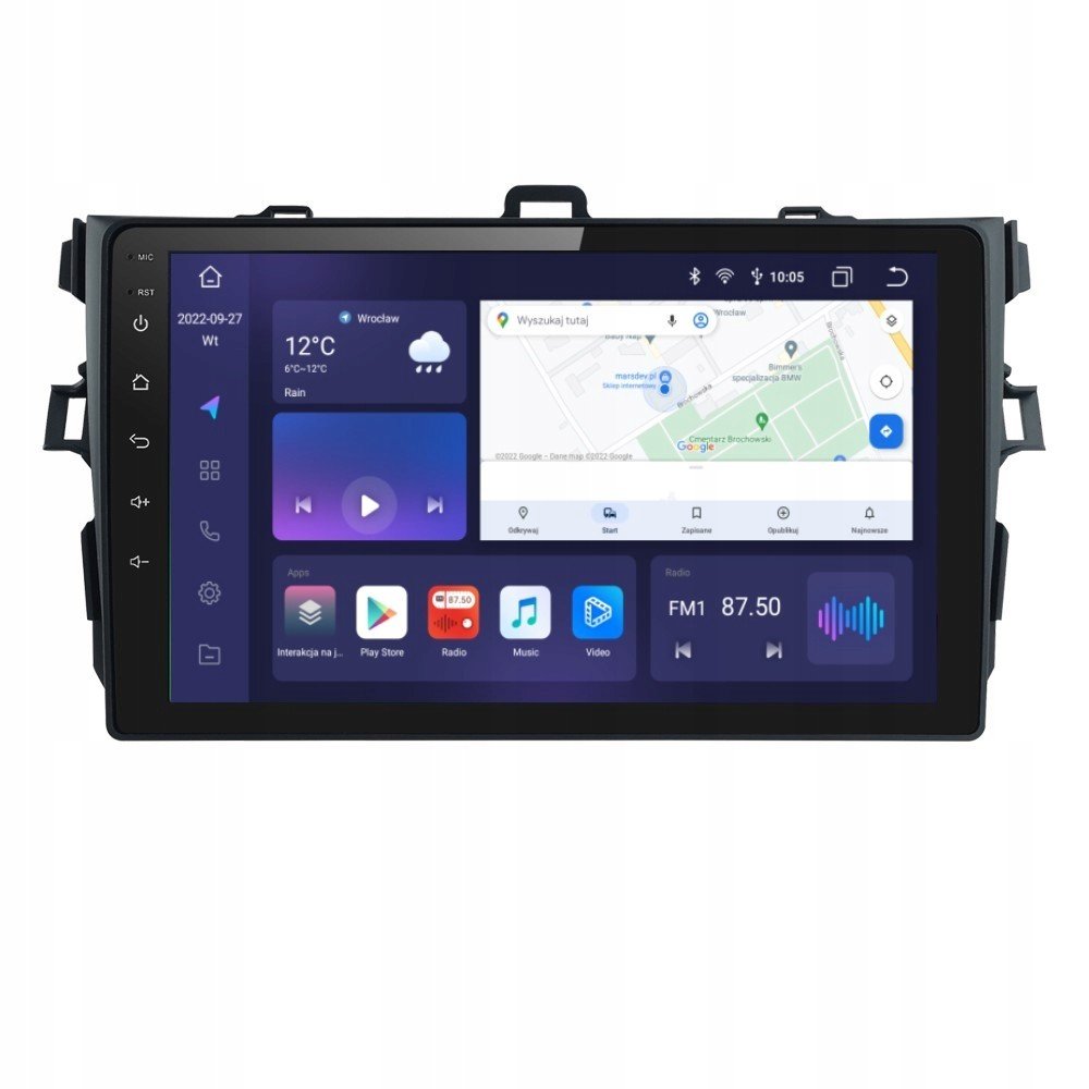 Navigace Android Toyota Corolla 3/32 Carplay Dsp