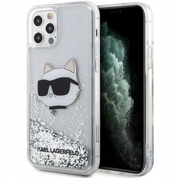 Pouzdro na iPhone 12 Karl Lagerfeld Liquid Glitter Nft