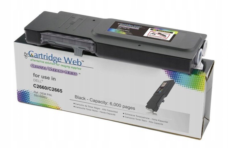 Toner Cartridge Web Black Dell 2660 náhradní